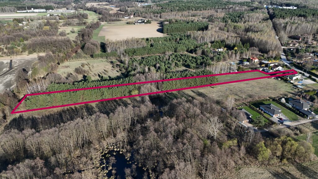Działka siedliskowa 8364 m² – Lesznowola k. Grójca.
